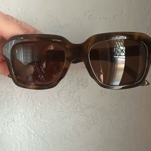 Balenciaga Tortoise Shell Sunglasses
